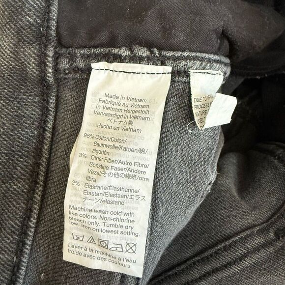 Madewell 10” high rise skinny washed black jeans size 27 - Picture 5 of 9